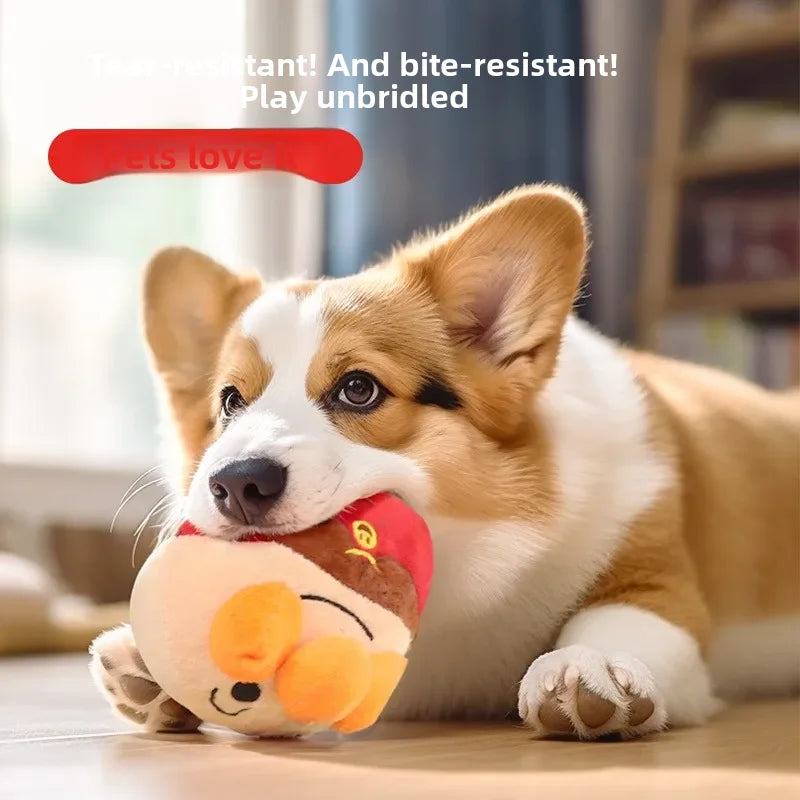 Interactive Electric Plush Jumping Ball Toy for Dogs - USB Rechargeable