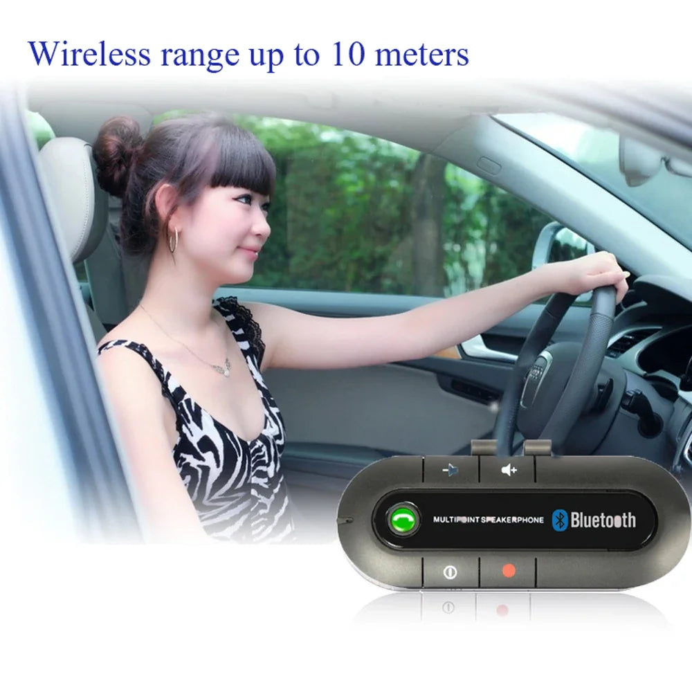 KMIND Bluetooth Handsfree Car Kit with Music & Call Features